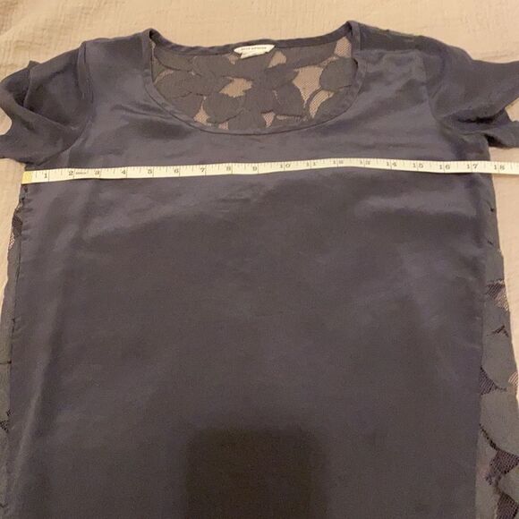 CLUB Monaco gray silk blouse. Size S. - Picture 8 of 10